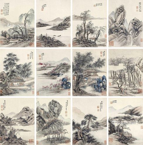 吴历 山水