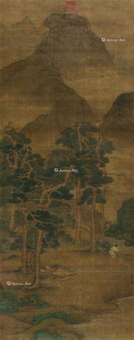 马琬 松荫纳凉图