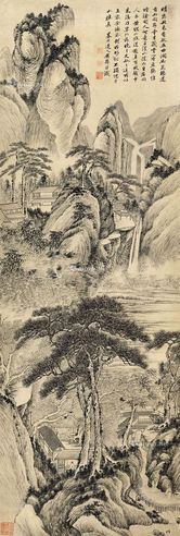 吴历 晴峦秋色图