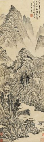 吴历 仿古山水