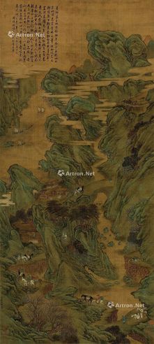 盛懋 踏春图