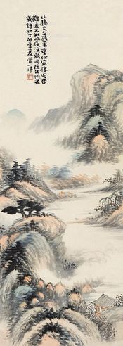 管一得 溪头春色