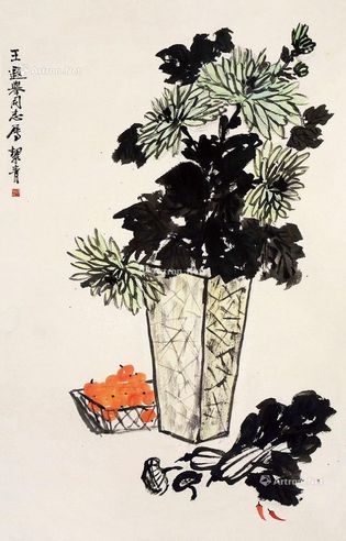 胡絜青 清供图