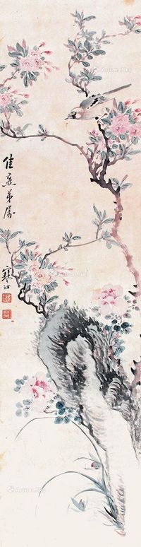 江寒丁 花鸟