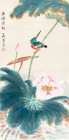 张大壮 荷塘清趣图