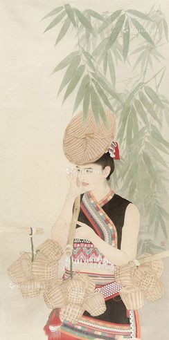 陈治 傣家少女