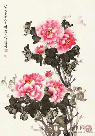 方楚雄 富贵图 98×68cm