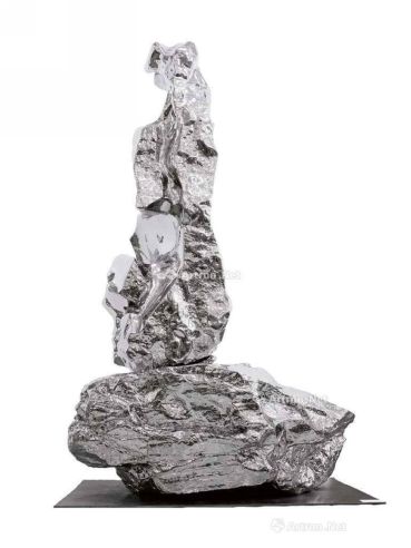 展望 2008年作 假山石 第四十三号 不锈钢 雕塑