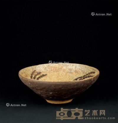 宋代 吉州窑三凤纹碗 直径17cm；高6.4cm