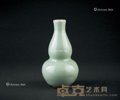 南宋 龙泉窑葫芦瓶 高15.6cm