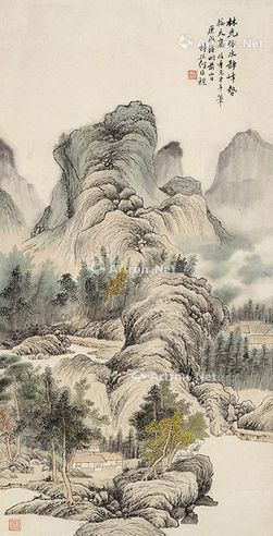 何维朴 山水