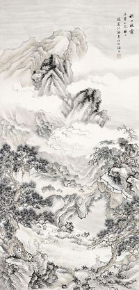 汪洛年 秋山晚霭