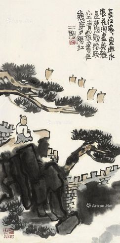 刘二刚 临江仙诗意图
