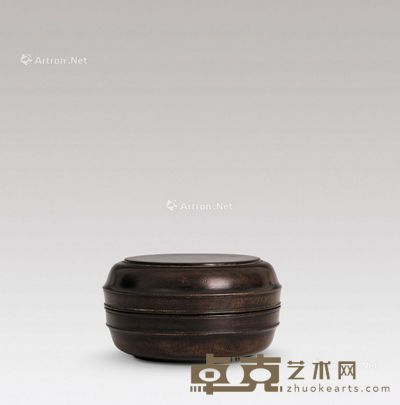黄花梨香盒 直径:9cm