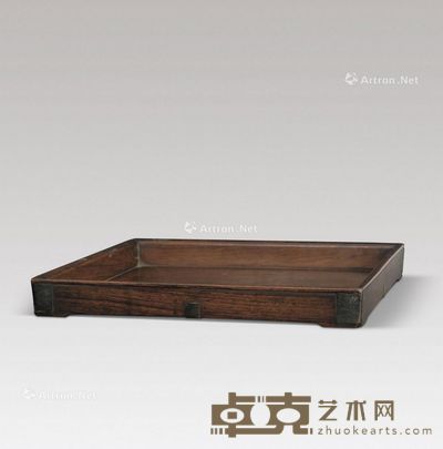 黄花梨香盘 长27.7cm；宽 27.5cm