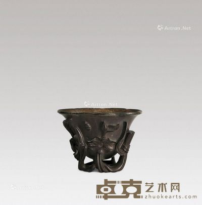 紫檀和谐杯 长10.6cm；高7.5cm