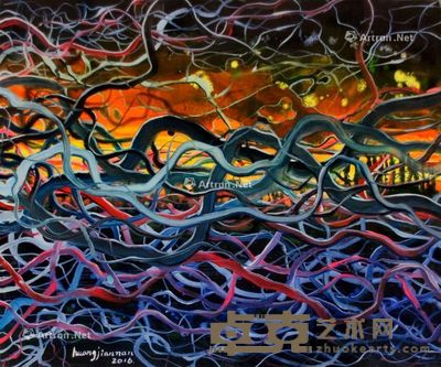 黄建南 脉系列 50×60cm