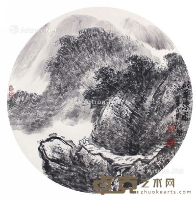 李百战 终南深处 42×42cm