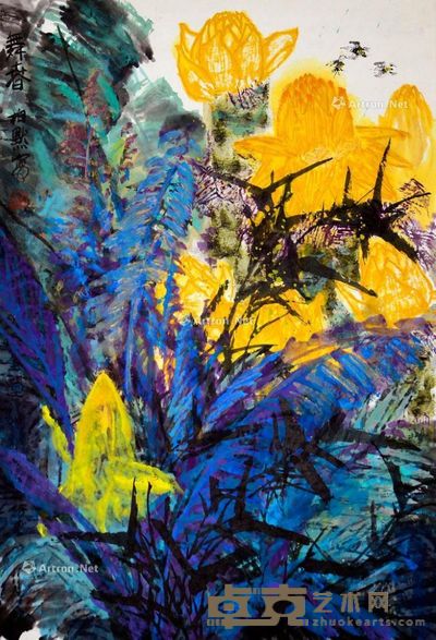 李柏默 舞春 66×97cm