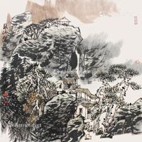张廷禄 秋山闲居图