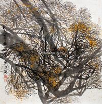 张廷禄 秋色苍苍树满金