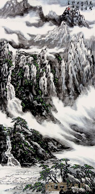 张凌超 万壑清音 68×138cm