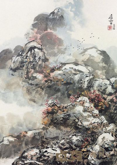 王维宝 山水 90×65cm