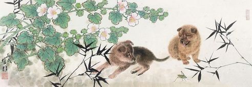 方楚雄 双犬