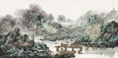 王维宝 山水 68.5×138.5cm