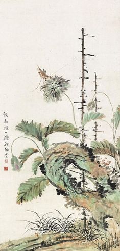 孟丽堂 花卉草虫