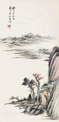 李寿庵 山水