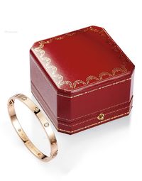 Cartier 18K玫瑰金四钻手镯