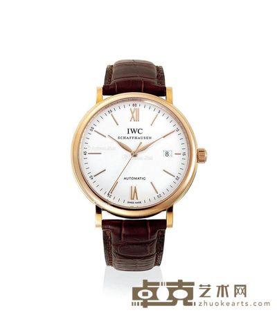 万国PORTOFINO系列18K玫瑰金自动上链腕表 --