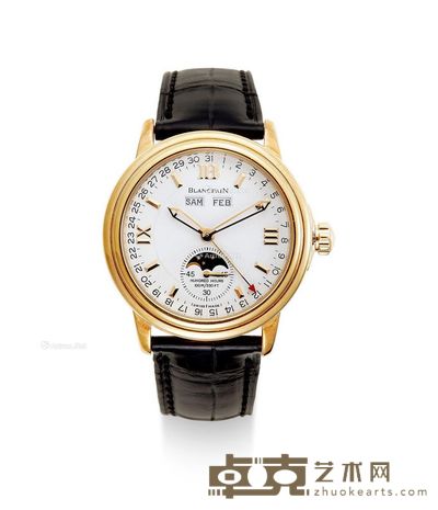 宝珀莱芒湖系列18K黄金年历功能腕表 --