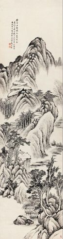 何维朴 云壑叠嶂