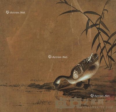 佚名 鹅 27.5×27cm