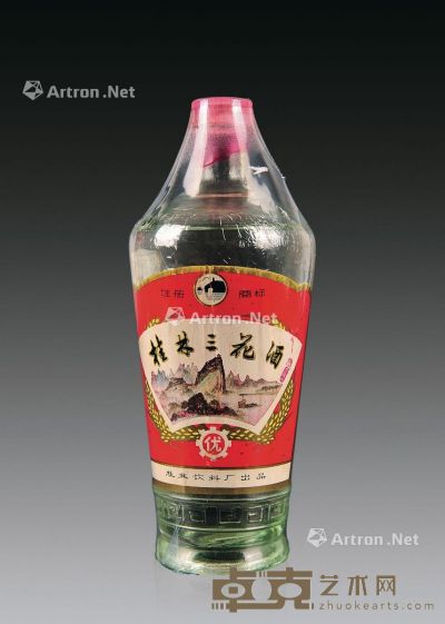 1980年代桂林三花酒1瓶 