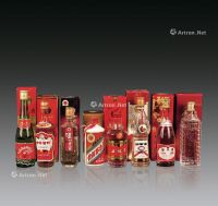 1990年代中国八大名酒1套8瓶