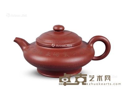 清代 李宝珍乙酉回纹诗文壶 长18.5cm
