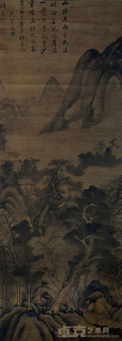 李流芳 山水 150*54