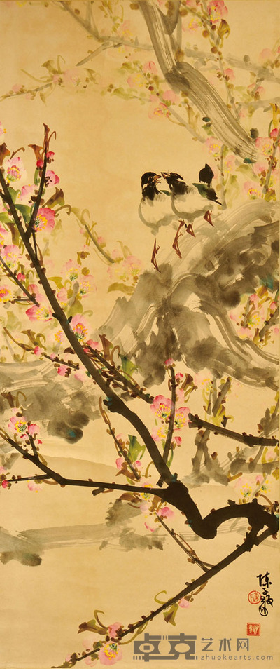 陈子毅 花鸟 94*39
