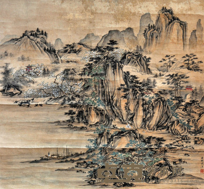 周臣 山水 49*52