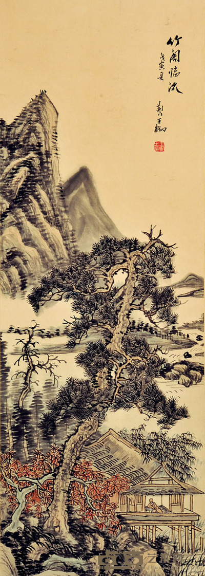 王鹤 山水 113*40