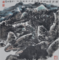 朱松发 山水