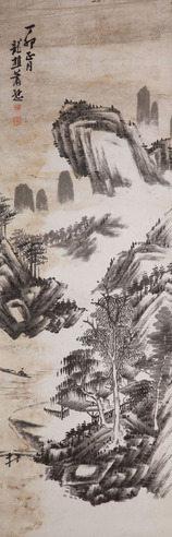 萧逊 山水