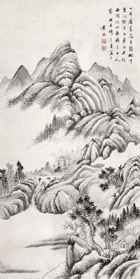 黄均 山水