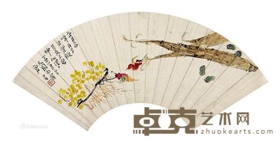 唐云 花卉 52×18cm