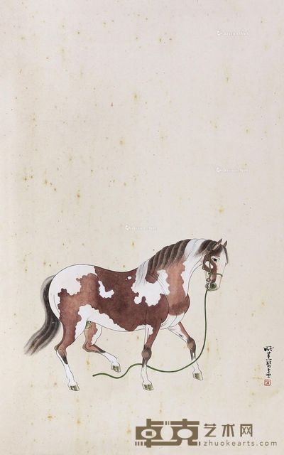 庞薰琹 马 68×43cm
