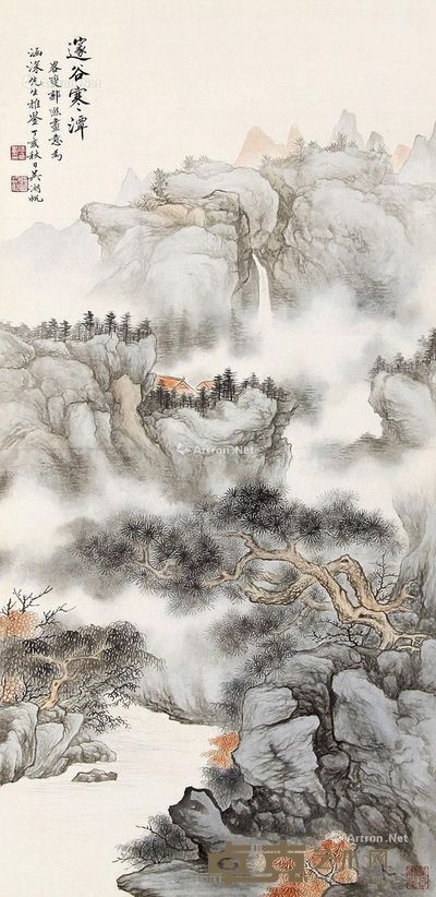 吴湖帆 山水 95×46cm