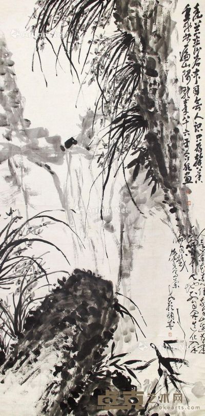 肖龙士 刘慧民 兰石图 240×121cm